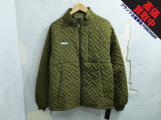 SEA HIGH NECK QUILTING BLOUSON / OLIVE | www.innoveering.net