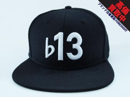 FLAT THIRTEEN 'CAP'キャップ 黒 ブラック BLACK ♭13 フラット ...