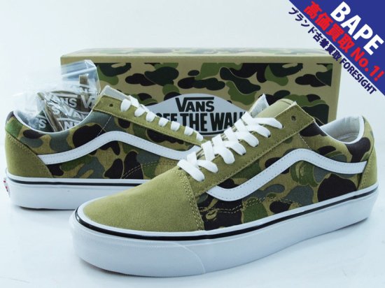 A BATHING APE×VANS 'ABC CAMO OLD SKOOL 36 D'オールドスクール BAPE カモ 猿迷彩 バンズ US11.5  アベイシングエイプ - ブランド古着の買取販売フォーサイト オンラインストア