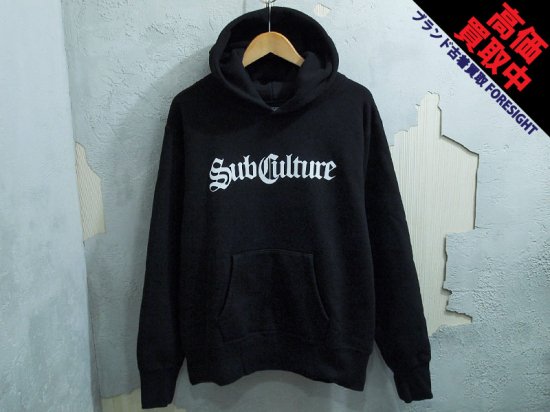 SubCulture 'OLD ENGLISH HOODIE'フーディー スウェット ...