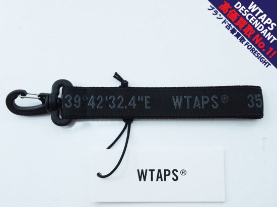 WTAPS 'REIN / STRAP NYPO'ストラップ キーホルダー 黒 ブラック BLACK