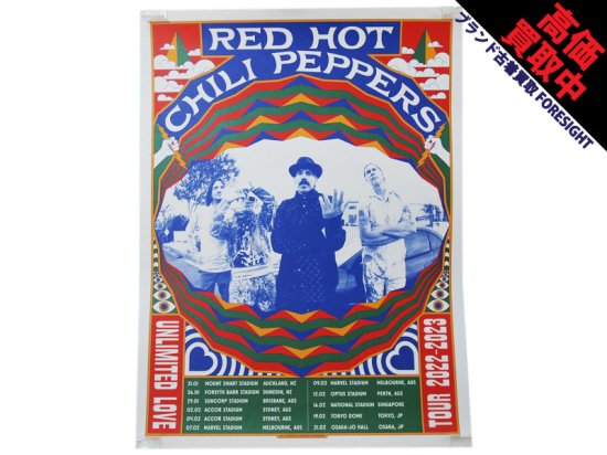 Red Hot Chili Peppers 'LITHOGRAPH'リトグラフ ポスター WORLD TOUR 