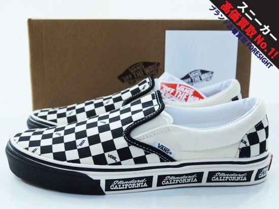 STANDARD CALIFORNIA×VANS 20周年記念 'SLIP ON'スリッポン チェッカーフラッグ US9 スタンダードカリフォルニア  SD バンズ 27cm - ブランド古着の買取販売フォーサイト オンラインストア