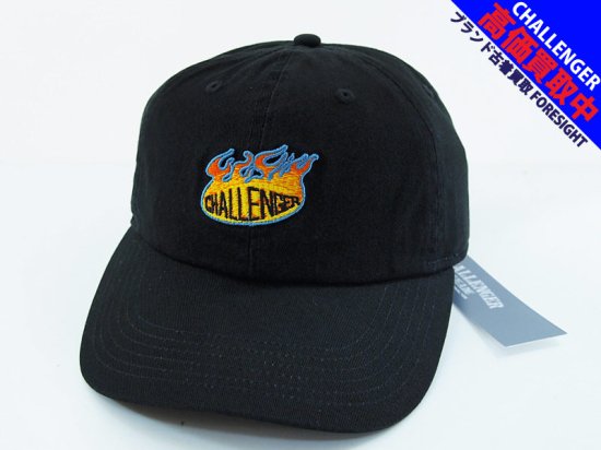 CHALLENGER 代官山 蔦屋 限定 'FIREBALL FAIR CAP'キャップ 6パネル 黒