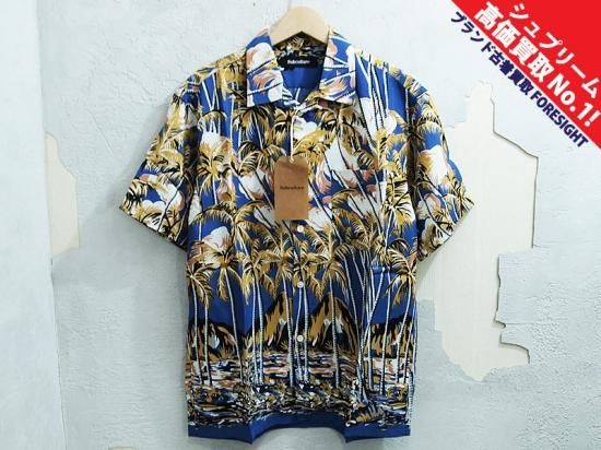 SC SubCulture 'ALOHA SHIRT'アロハシャツ ブルー 青 3 L サブ