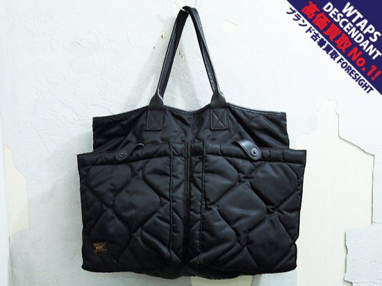 WTAPS 'TOTE BAG / NYLON LEATHER COW'トート バッグ