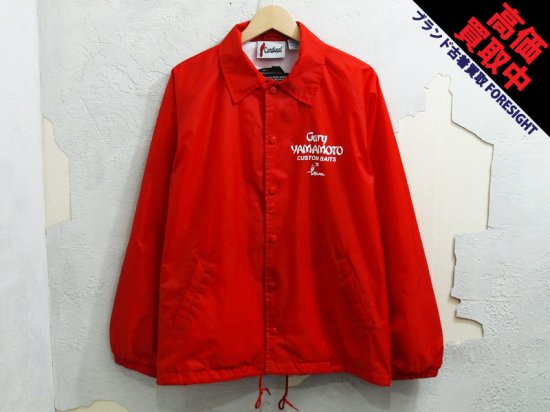 Psicom × Gary Yamamoto COACH JACKET コーチジャケット M サイコム ゲーリーヤマモト 赤 レッド Red TIVOLI  SURF SHOP - ブランド古着の買取販売フォーサイト オンラインストア