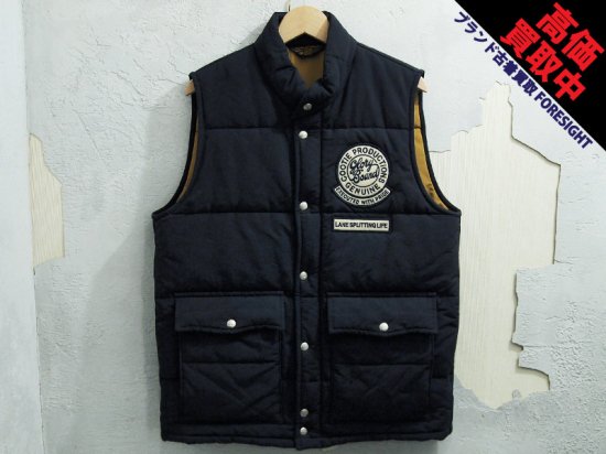 COOTIE 'NYLON PADDING VEST'ナイロン ベスト 中綿 ロゴ ワッペン