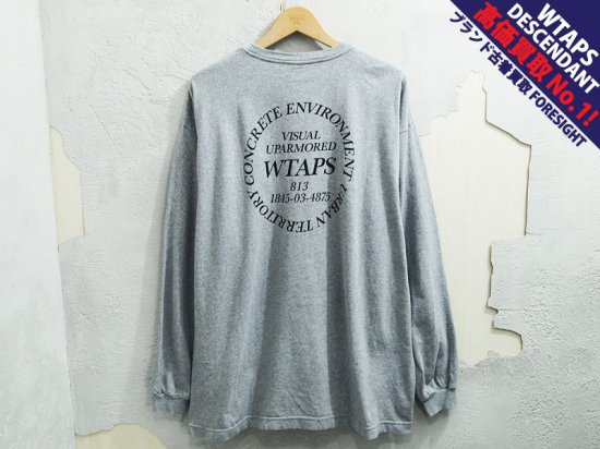 WTAPS 'URBAN TRANSITION / LS / COTTON'長袖 Tシャツ ロンT ロング