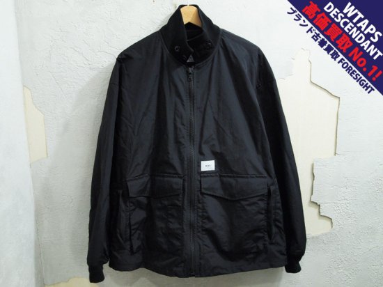 WTAPS 'JFW-05 / JACKET . NYLON . TAFFETA'ナイロン ジャケット 黒 ブラック BLACK 03 ダブルタップス  - ブランド古着の買取販売フォーサイト オンラインストア