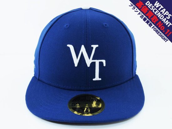 WTAPS × NEW ERA '59FIFTY LOW PROFILE CAP'ニューエラ キャップ WT BLUE ブルー 青 03 L 59.6cm  ダブルタップス - ブランド古着の買取販売フォーサイト オンラインストア