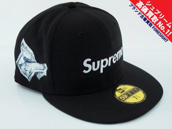 Supreme 'Money Box Logo New Era'ニューエラ キャップ ボックスロゴ マネー 黒 ブラック Black 7 3/4  シュプリーム - ブランド古着の買取販売フォーサイト オンラインストア