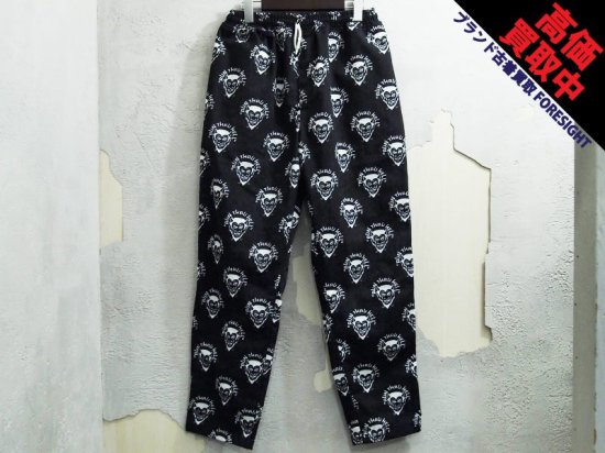 US 'Run Thru Hell Devil Easy Pants'イージーパンツ デビル 総柄 黒 ブラック アス 2000 三軒茶屋 -  ブランド古着の買取販売フォーサイト オンラインストア