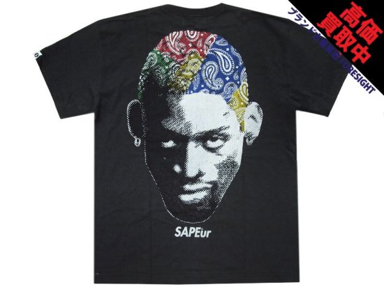 SAPEur 'MULTIPAISLEY HEAD TEE'Tシャツ デニス ロッドマン RODMAN マルチペイズリー バンダナ XL サプール -  ブランド古着の買取販売フォーサイト オンラインストア