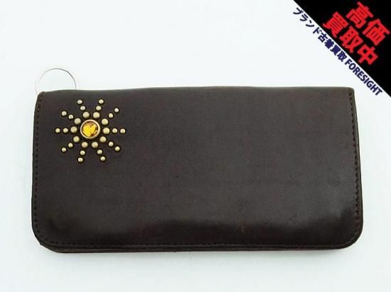 HTC LONG WALLET BIG STAR BURST レザー ウォレット HTC 'LONG WALLET / BIG STAR BURST'レザー ロング ウォレット