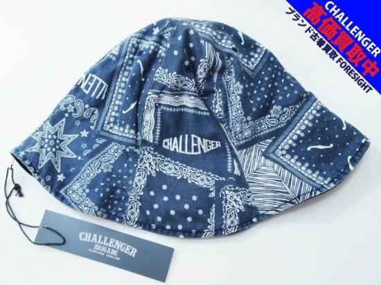 チャレンジャーハット　バンダナ柄リバーシブル　Lサイズ 中古】チャレンジャー CHALLENGER REVERSIBLE BANDANA HAT