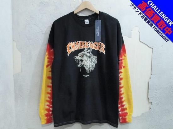 CHALLENGER 'L/S TIE DYE ZOMBIE WOLF TEE'長袖 Tシャツ ロンT