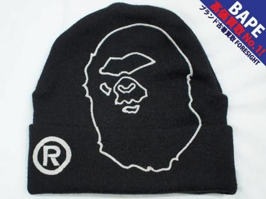 A BATHING APE 'MAD FACE APE HEAD BEANIE'ビーニー ニットキャップ