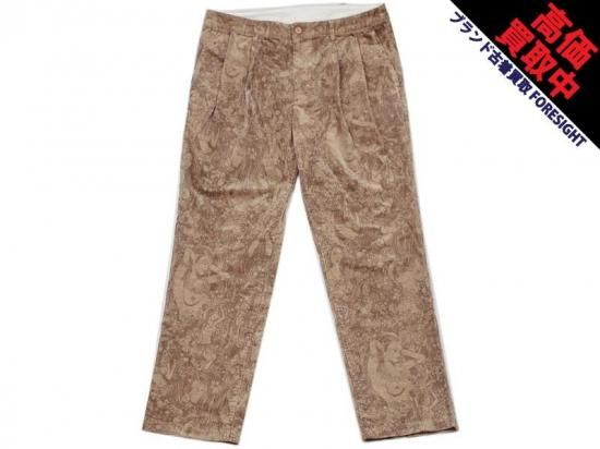 Ocean Pacific BerBerJin コーデュロイパンツ Lサイズ BerBerJin × OP / Ocean Pacific プリント コーデュロイ パンツ 総柄 L