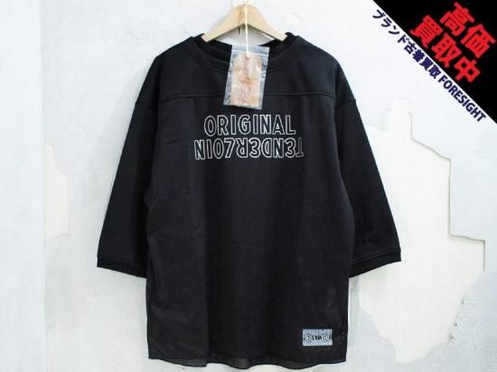 TENDERLOIN メッシュ L/Sシャツ Mサイズ TENDERLOIN 'NFL MESH JERSEY OG'七分袖 メッシュ フットボール