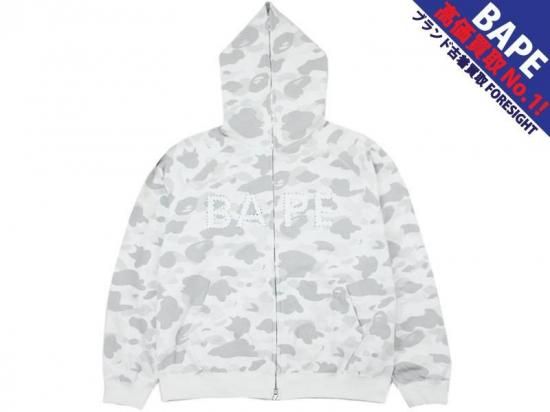 A BATHING APE 'BAPE CAMO ZIP HOODIE'ジップアップ パーカー