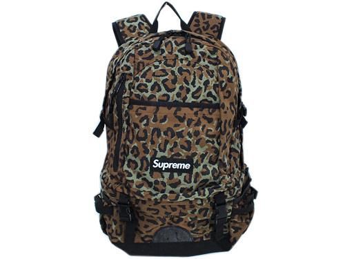 supreme reopard backpack