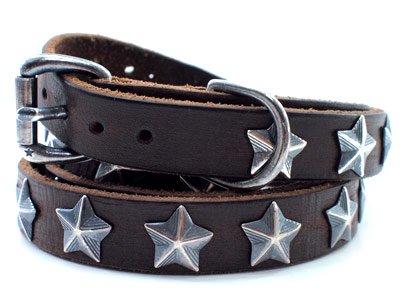 M / エム 'VINTAGE STYLE NARROW STUDS BELT'スタッズナロー