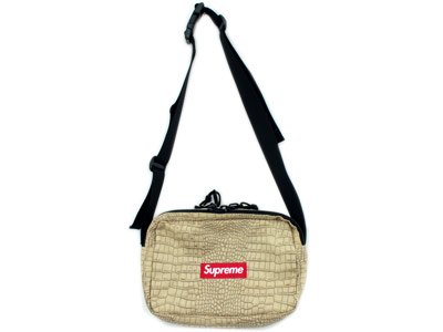 Supreme  13SS  croc  sholder  bag