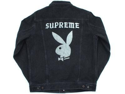 Supreme✖︎playboy白 デニムジャケット (希少