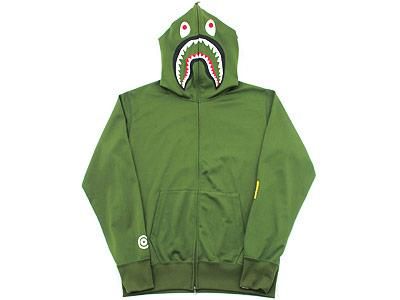 新品 ア・ベイシングエイプ シャークパーカージャージ アウトレット大セール M ジャージ シャークパーカー APE パーカー