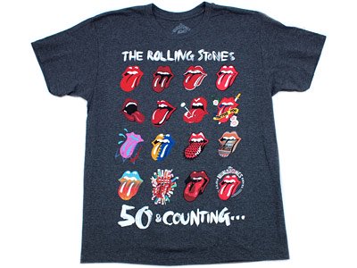 The ROLLING STONES '50周年記念'Tシャツ ローリングストーンズ ライブ ...