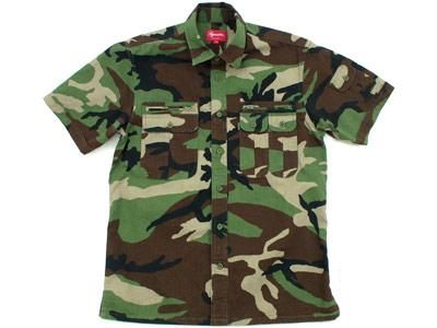 Supreme 'Safari Shirt'サファリシャツ Woodland Camo ウッド