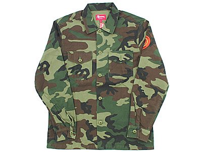 Supreme Army Shirt Camo 迷彩 シャツ