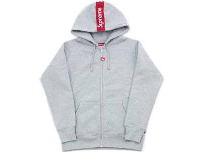 Supreme 'Logo Tape Zip Up'ロゴテープ ジップアップパーカー