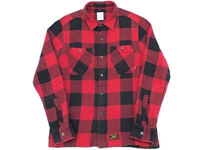 Wtaps UNION SHIRTS バッファローチェックネルシャツ レッドM Wtaps UNION SHIRTS バッファローチェックネルシャツ レッドM