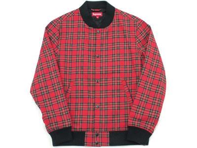 Supreme 'Plaid Bomber'プレイド チェック ボンバージャケット