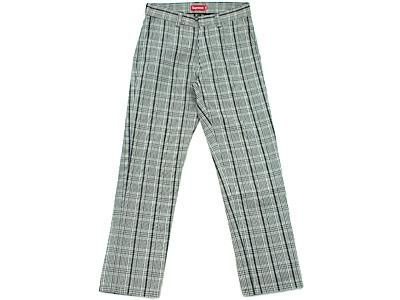 Supreme 'Work Pant'グレンチェック ワークパンツ Glen Plaid