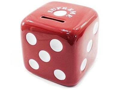 Supreme 'Ceramic Dice Coin Bank'貯金箱 ダイス サイコロ