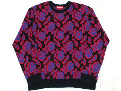 Supreme 'Rose Sweater'ローズセーター ニット 薔薇 シュプリーム M 