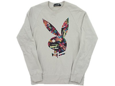 HYSTERIC GLAMOUR×PLAYBOY 'RH-LOGO COLLAGE pt SW