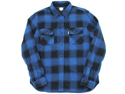 COOTIE 'NEP OMBRE CHECK L/S WORK SHIRT'ネップ オンブレ