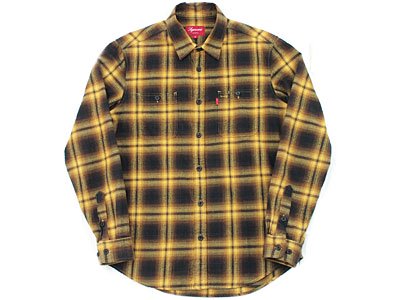 Supreme 'Hombre Plaid Flannel Shirt'オンブレチェック フランネル