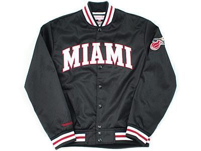 Mitchell & Ness 'Miami Heat Third Quarter Satin Jacket'マイアミ 