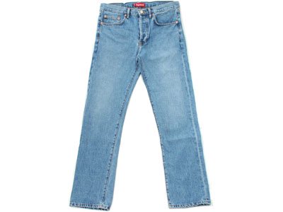 Supreme 'Stone Washed Slim Jean'ストーンウォッシュスリムジーン