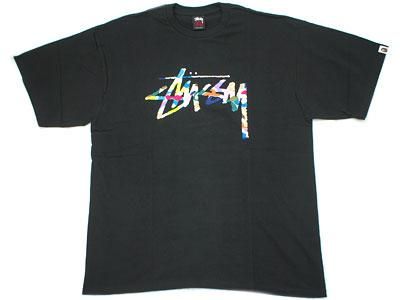 STUSSY×A BATHING APE 30周年記念'ORIGINAL CAMO STOCK TEE'T