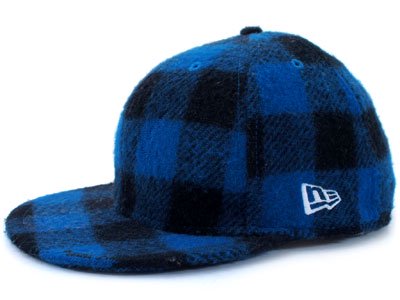 Supreme 'Buffalo Check Side Logo New Era'ニューエラキャップ