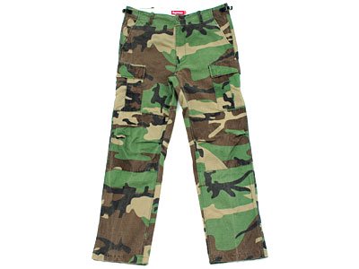 Supreme 'Cargo Pant'カーゴパンツ Woodland Camo 迷彩 ウッドランド