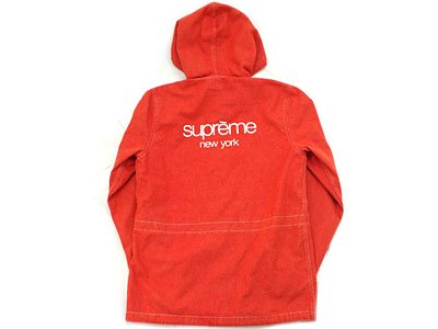 Supreme 'Hooded Denim Parka'クラシックロゴ デニムパーカー