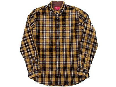 Supreme 'Wool Shirt'ウールシャツ M チェック Plaid プレイド