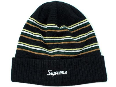 Supreme 'Multi Stripe Beanie'ビーニー ニットキャップ ボーダー